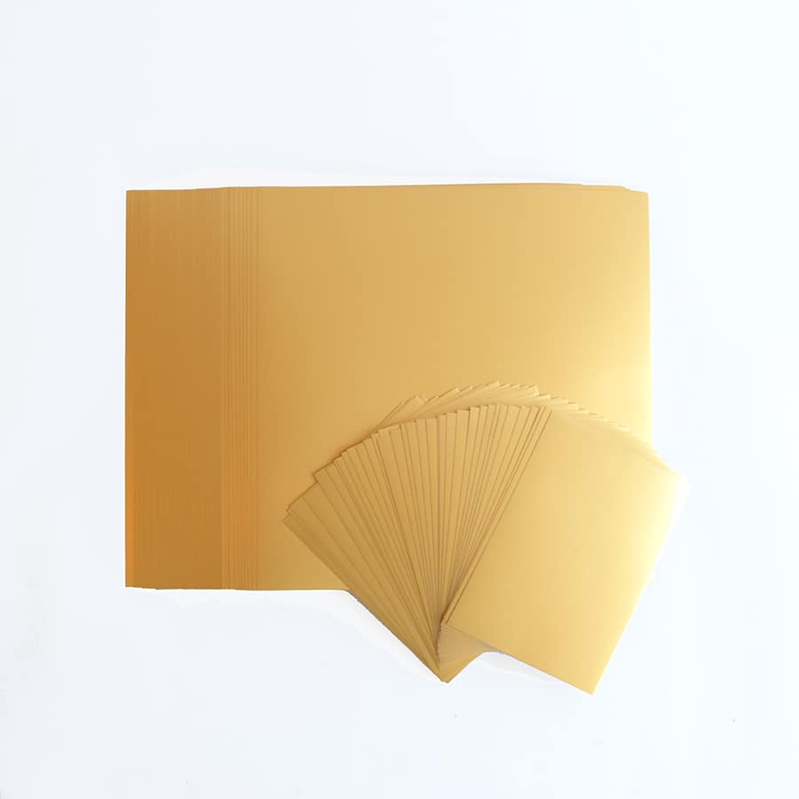Anna Griffin 72-Piece Foil Cardstock Bundle, Gold